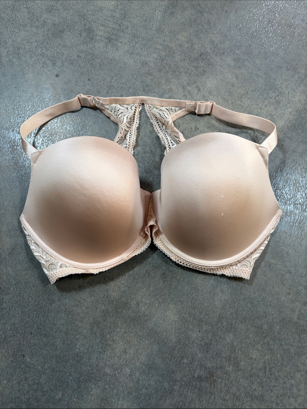 Paramour by Felina Carolina Seamless Plunge Racerback Contour T-Shirt Bra Lined